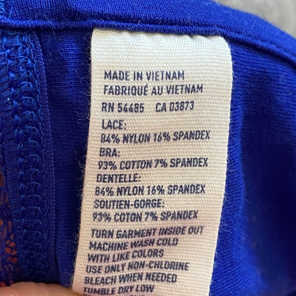 American Eagle royal blue lace bandeau - Picture 5 of 5